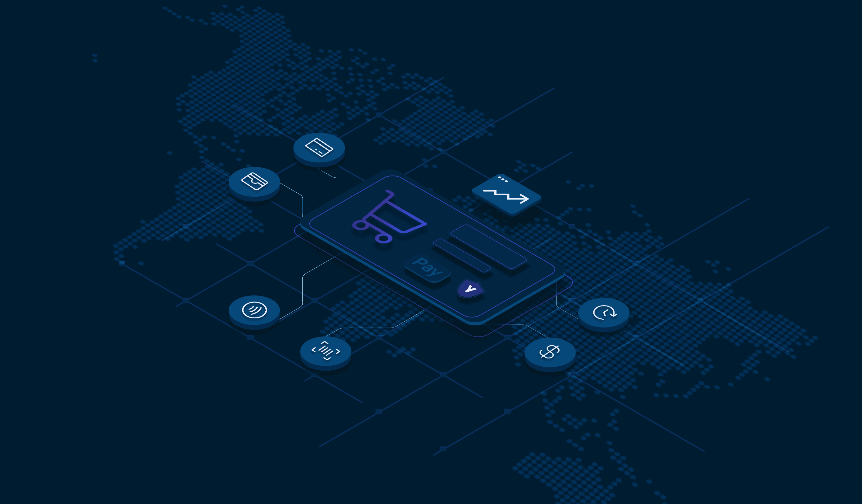 Full shopping cart: payment methods for retailing