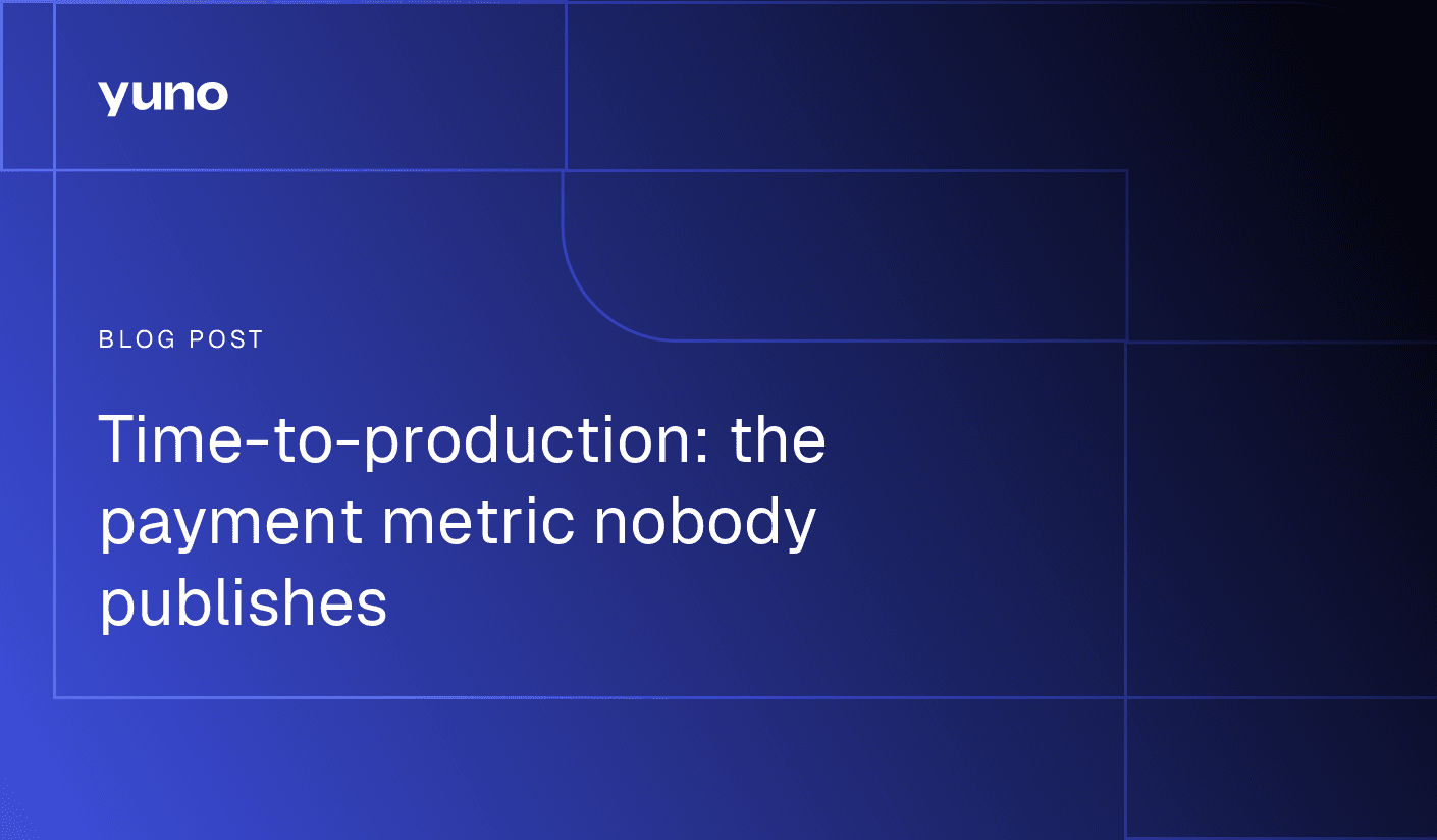 Time-to-production: a métrica de pagamentos que ninguém publica